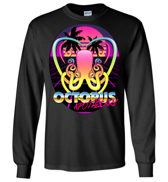 Octopus Apothecary - New Retro Wave - Gildan Long Sleeve T-Shirt