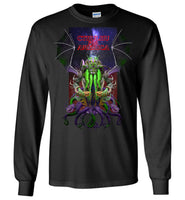 Bobby The Alchemist - CTHULHU FOR AMERICA - Gildan Long Sleeve T-Shirt