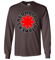 Red Hot Data Takers - Long Sleeve T-Shirt