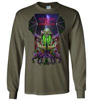 Bobby The Alchemist - CTHULHU FOR AMERICA - Gildan Long Sleeve T-Shirt