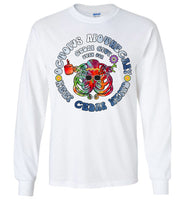 Octopus Apothecary - Tie-Dyed Sky Blue on White 2 - Gildan Long Sleeve T-Shirt