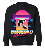 Retro Bearded Behaviorist - Gildan Crewneck Sweatshirt