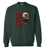 Toxic Vibes Only Zombie - Crewneck Sweatshirt