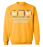 Precious + Strong + Rare = Autism - Crewneck Sweatshirt