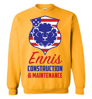 Ennis Construction & Maintenance LLC - Gildan Crewneck Sweatshirt