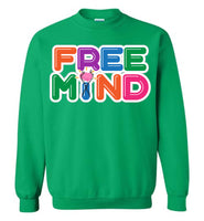 Free Mind - Gildan Crewneck Sweatshirt