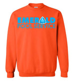 Emerald Pool Service 02 - Gildan Crewneck Sweatshirt