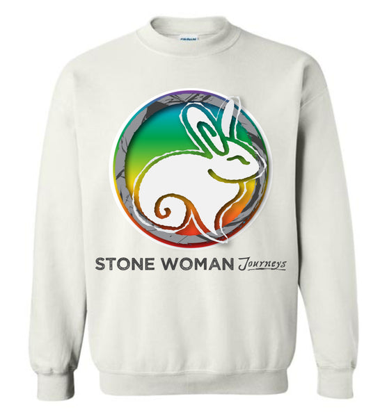 Stone Woman Journeys 01 - Gildan Crewneck Sweatshirt