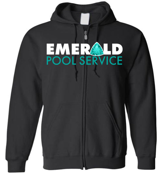 Emerald Pool Service - Gildan Zip Hoodie