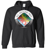 All Around Indy - Gildan Zip Hoodie