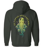 Octopus Apothecary: Sarah Denny's Octopus - Gildan Zip Hoodie