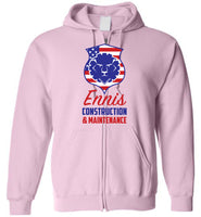 Ennis Construction & Maintenance LLC - Gildan Zip Hoodie