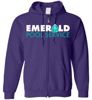 Emerald Pool Service - Gildan Zip Hoodie