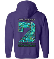Seven Dimensions - Nebular - Gildan Zip Hoodie