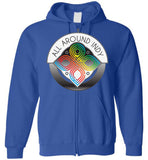 All Around Indy - Gildan Zip Hoodie