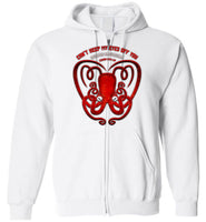 Octopus Apothecary - Can't Keep My Eyes Off, You Gildan Zip Hoodie