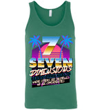 Seven Dimensions: Essential New Retro - Canvas Unisex Tank