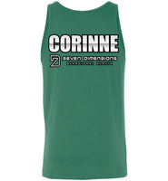 Seven Dimensions - Corinne, New Retro - Canvas Unisex Tank