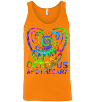 Octopus Apothecary Tie Dye Spiral - Canvas Unisex Tank