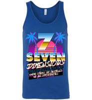 Seven Dimensions - Corinne, New Retro - Canvas Unisex Tank