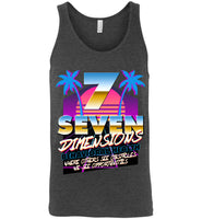 Seven Dimensions: Essential New Retro - Canvas Unisex Tank