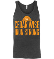 Cedar Wise Iron Strong - Canvas Unisex Tank