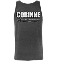 Seven Dimensions - Corinne, New Retro - Canvas Unisex Tank