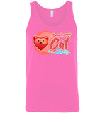 Strawberry Cat - Lifestyle - Canvas Unisex Tank