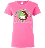 Riverside Coffee Shop - Gildan Ladies Short-Sleeve