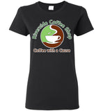 Riverside Coffee Shop - Gildan Ladies Short-Sleeve