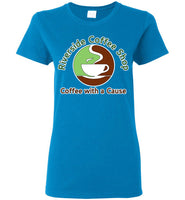 Riverside Coffee Shop - Gildan Ladies Short-Sleeve