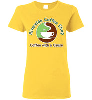 Riverside Coffee Shop - Gildan Ladies Short-Sleeve