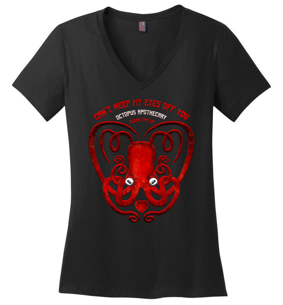 Octopus Apothecary: Valentine's District Made Ladies Perfect Weight V-Neck