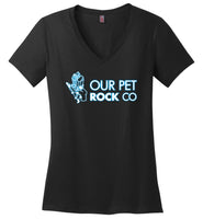 Our Pet Rock - District Made Ladies Perfect Weight V-Neck