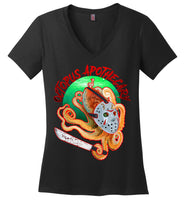 Octopus Apothecary: Murder on 13th Street: District Made Ladies Perfect Weight V-Neck