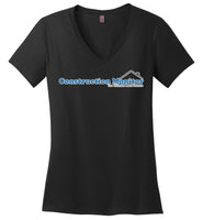 Construction Monitor - District Made Ladies Perfect Weight V-Neck