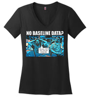 The Data Must Abide - Ladies Perfect Weight V-Neck