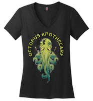 Octopus Apothecary: Sarah Denny's Octopus - District Made Ladies Perfect Weight V-Neck