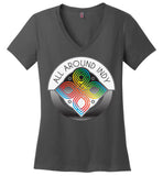 All Around Indy - District Made Ladies Perfect Weight V-Neck