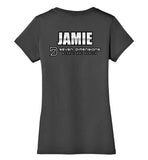 Seven Dimensions - Jamie, Metal - District Made Ladies Perfect Weight V-Neck