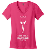 Bears, Beets, & Baseline Data - Ladies Perfect Weight V-Neck