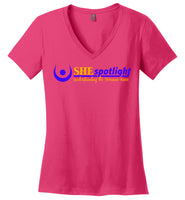 SHE Spotlight - District Made Ladies Perfect Weight V-Neck
