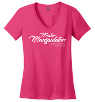 Seven Dimensions - Master Manipulator of Environmental Variables 02 - District Made Ladies Perfect Weight V-Neck