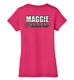 Seven Dimensions - Maggie, Neon - District Made Ladies Perfect Weight V-Neck