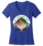 All Around Indy - District Made Ladies Perfect Weight V-Neck