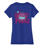 WTFreq - Essential - District Made Ladies Perfect Weight V-Neck