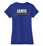 Seven Dimensions - Jamie, Metal - District Made Ladies Perfect Weight V-Neck