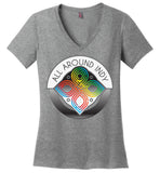 All Around Indy - District Made Ladies Perfect Weight V-Neck