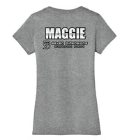 Seven Dimensions - Maggie, Metal - District Made Ladies Perfect Weight V-Neck