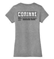 Seven Dimensions - Corinne, Metal - District Made Ladies Perfect Weight V-Neck